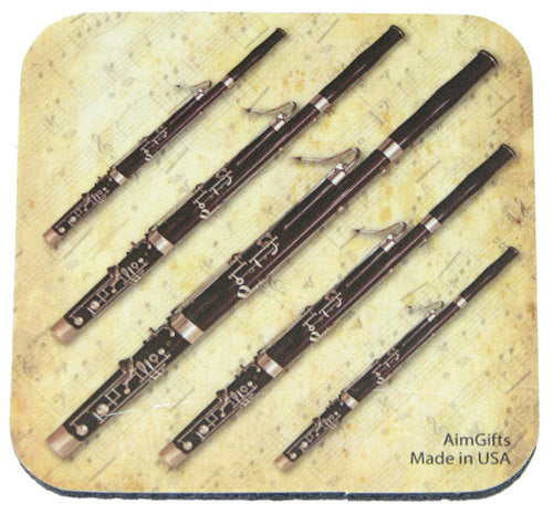 Coaster Sheet Music Bassoon