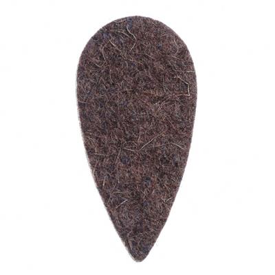 Felt Tones Teardrop Brown Wool Felt Single B4