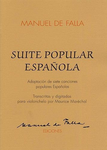 De Falla, M.: Suite Popular Espanola Cello