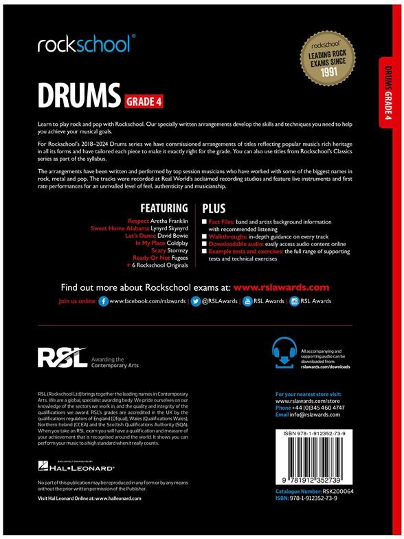 Rockschool Drums 2018-2024