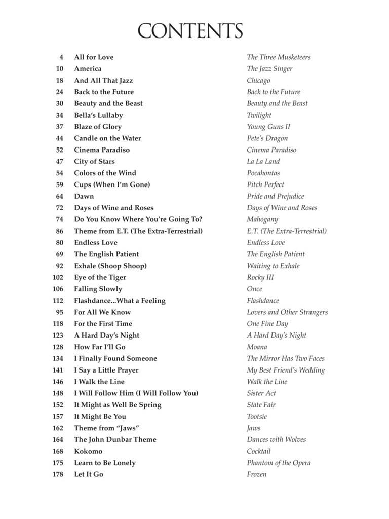 The Big Book of Movie Music - 3rd Edition