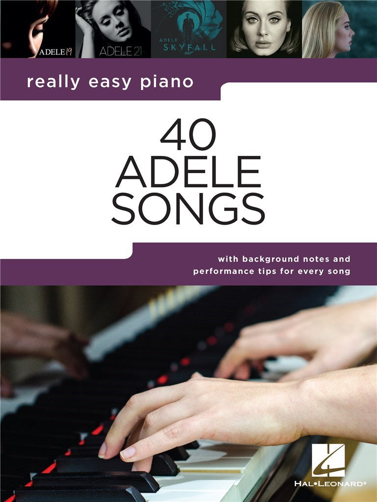 Really Easy Piano – 40 Adele Songs