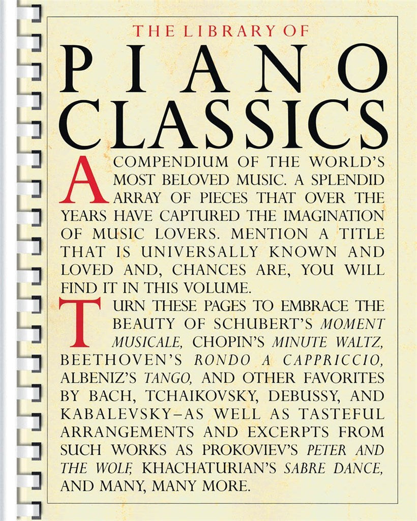 The Library of Piano Classics