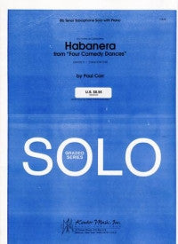 Carr, P.: Habanera for Bb Tenor Sax