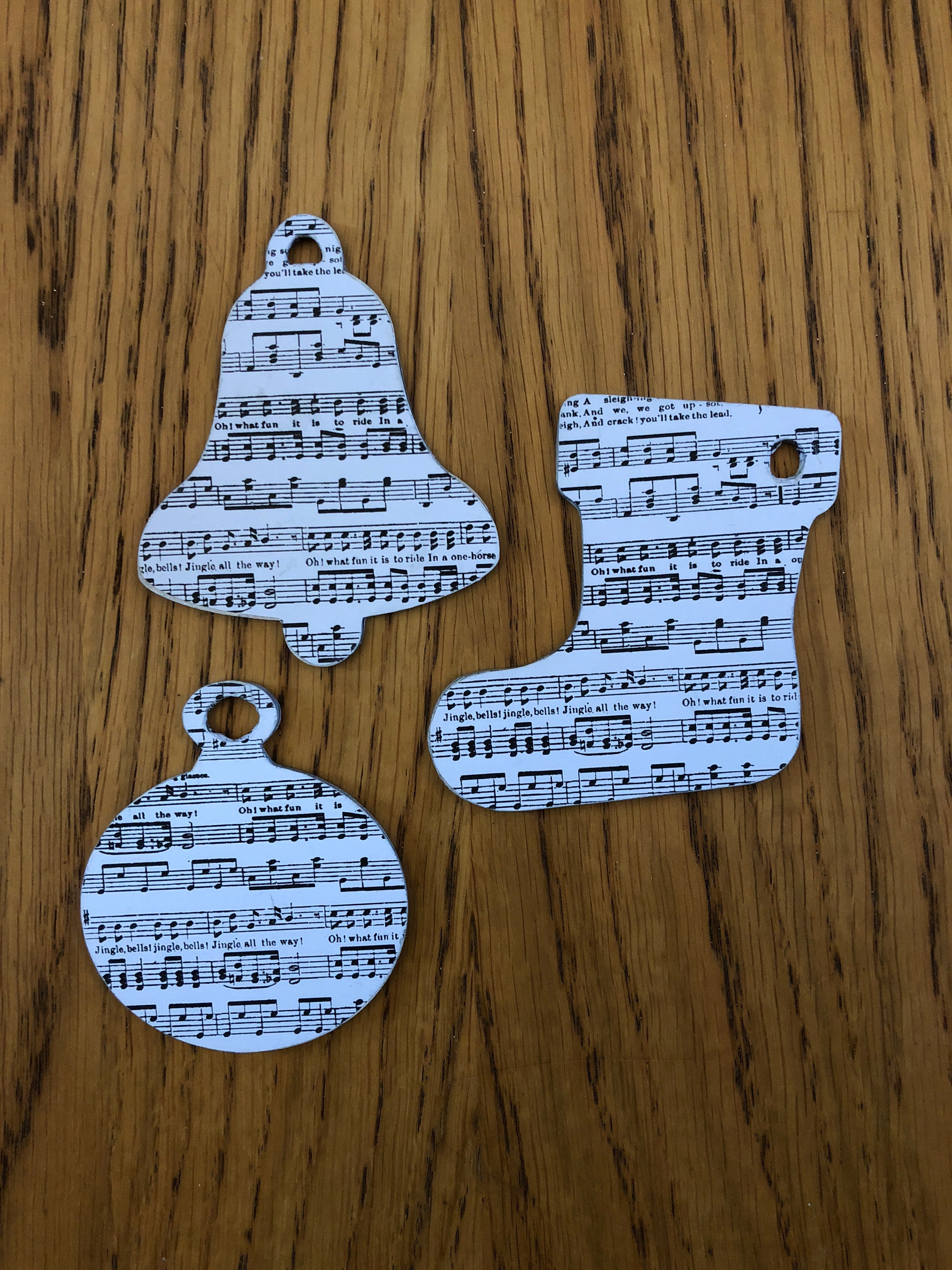 CraftyLu Handmade  Musical Christmas Decorations