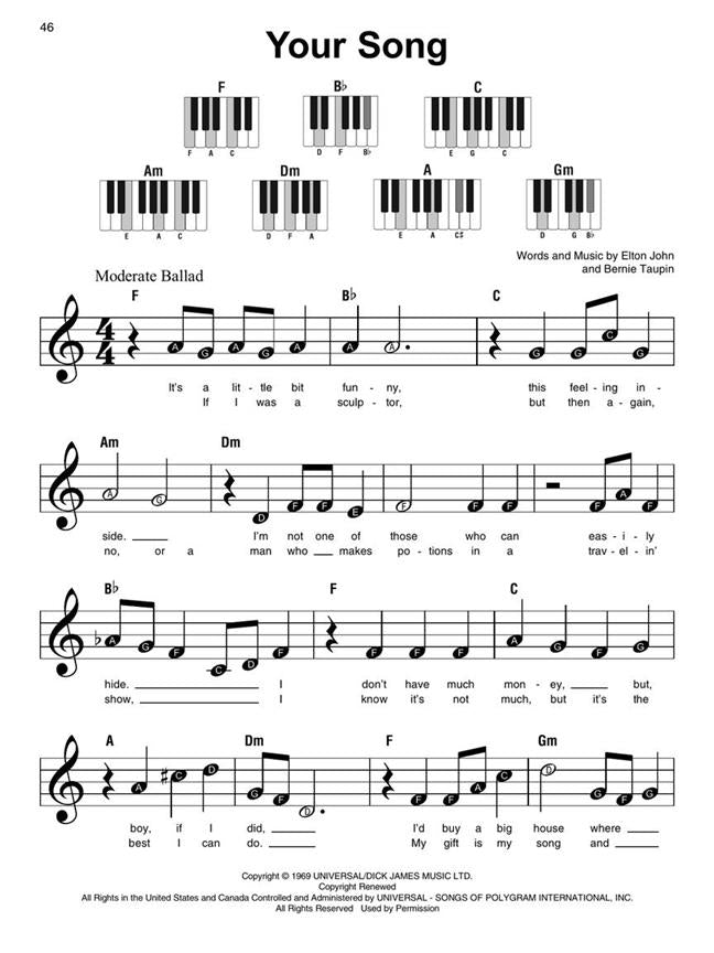 Elton John - Super Easy Songbook