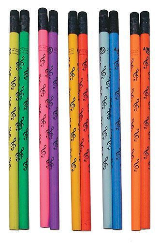 Amazing Colour Changing Mood Pencil Treble Clef (Assorted Colours)