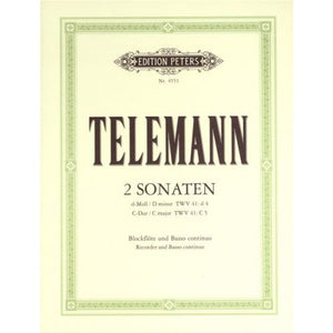 Telemann: 2 Sonatas, D Min/C Maj