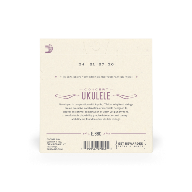 D'Addario Nyltech Concert Ukulele Strings