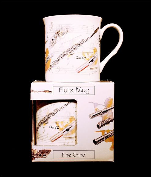 Fine China Mug - Flute Design