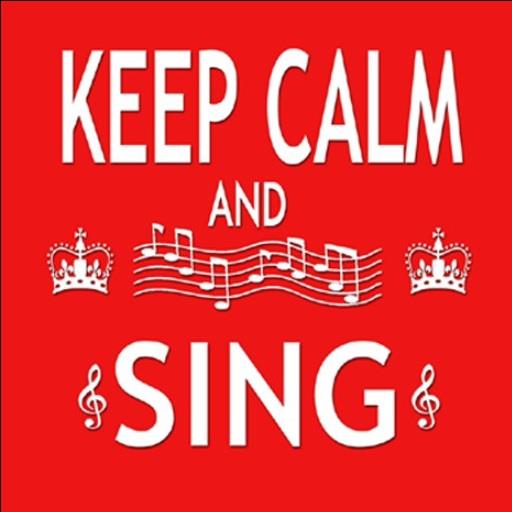 Fridge Magnet - Keep Calm & Sing