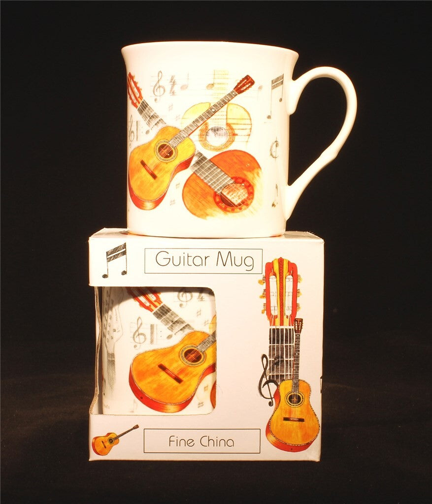 Fine China Mug - Guitar Design