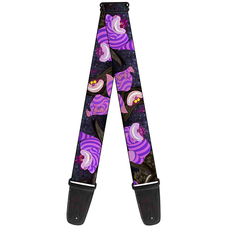 Licensed Cheshire Cat Poses Guitar Strap