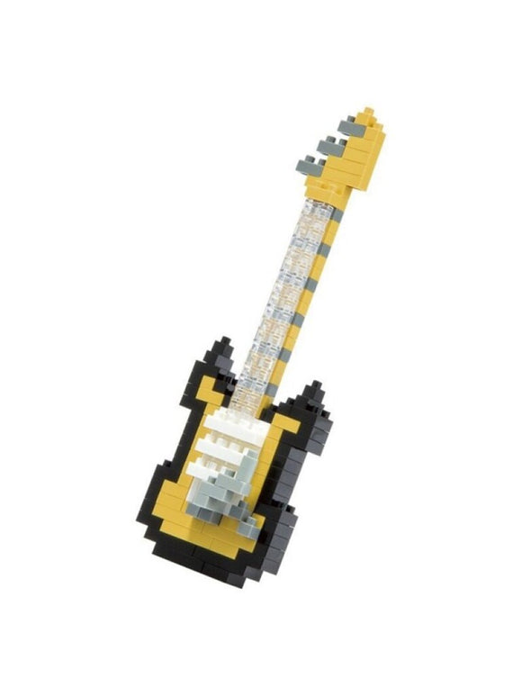 Nanoblock Electric Guitar Black And Yellow