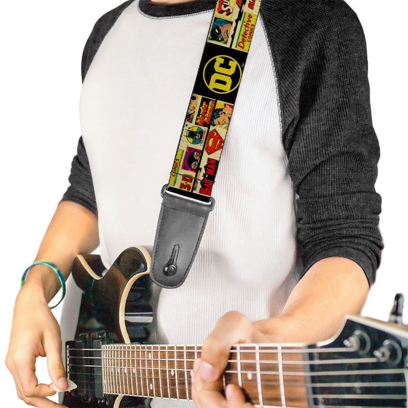 Licensed Vintage DC Comics Superhero Guitar Strap