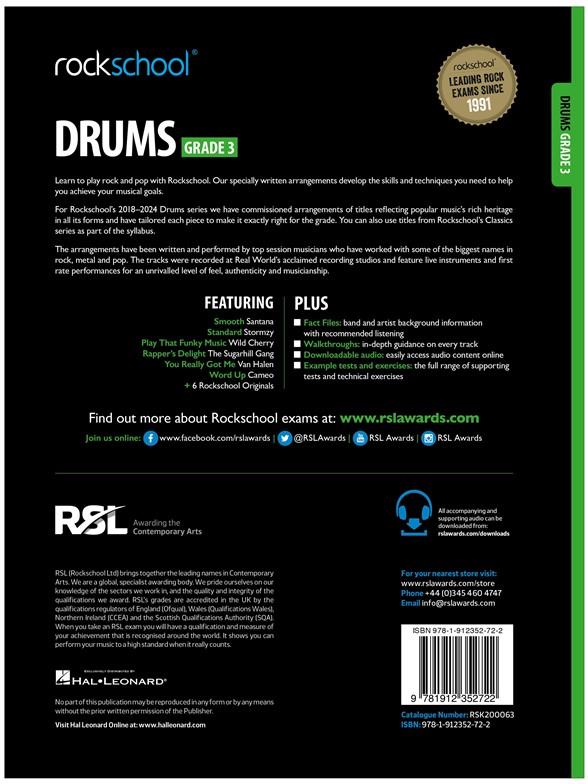 Rockschool Drums 2018-2024