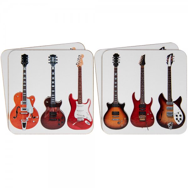 Guitar Coasters set of 4