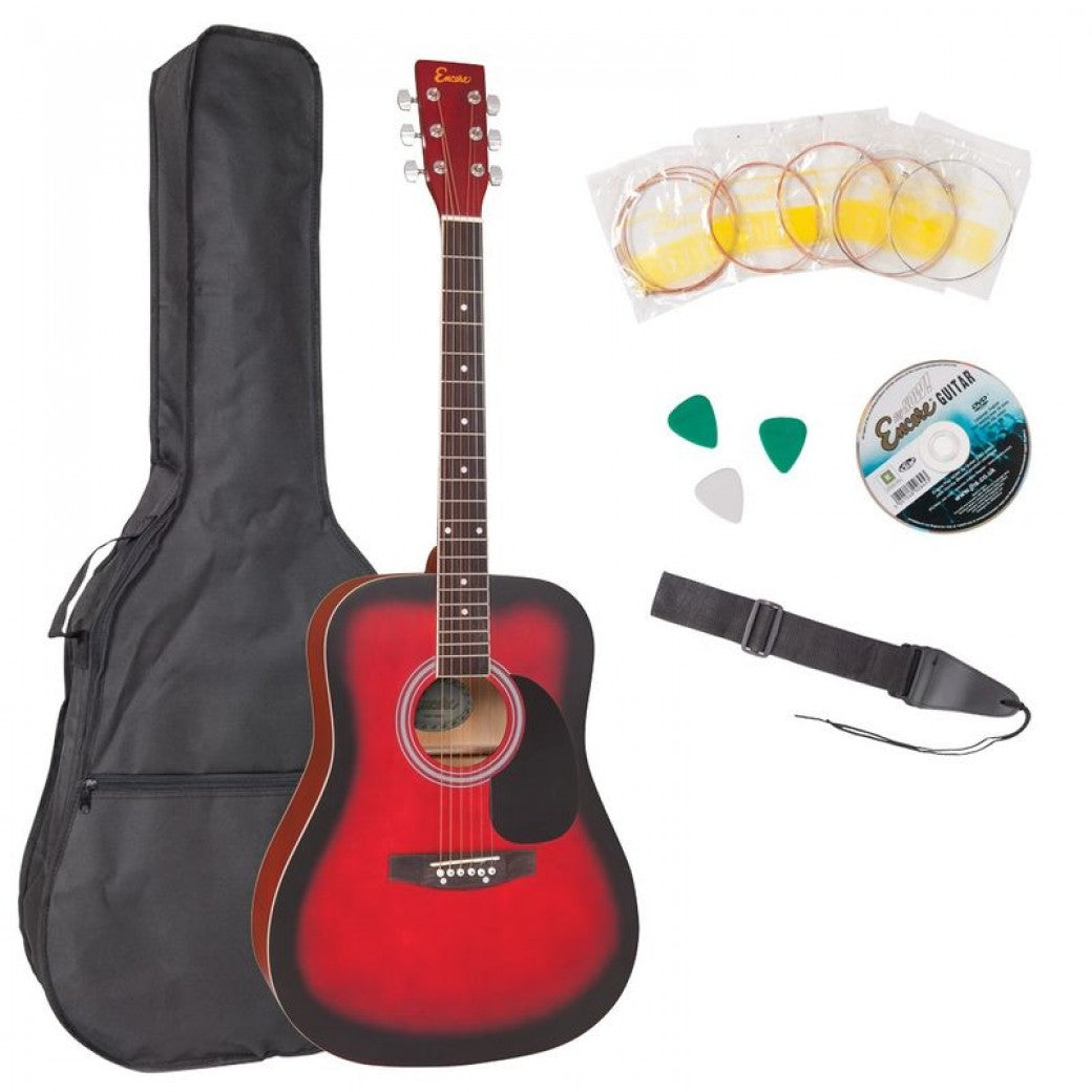 Encore Acoustic Guitar Outfit