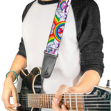 Unicorns in Rainbows with Sparkles Guitar Strap