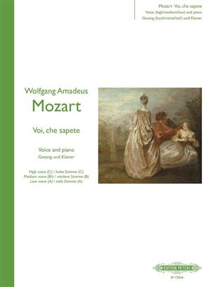 Voi, Che Sapete (Marriage of Figaro) - Mozart -High/medium/low