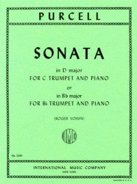 Purcell: Sonata in D Maj (C Tr.)/Bb Maj (Bb Tr.)