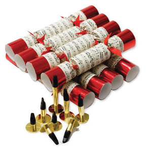 Christmas Crackers (8) Concerto Red 25cm