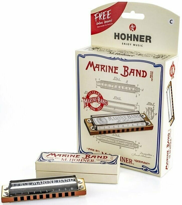 Hohner Marine Band 125th Anniversary Diatonic Harmonica in C Major