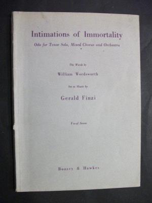 Finzi G. - Intimations of Immortality