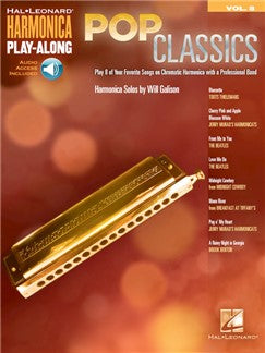 Harmonica Play-Along Volume 8: Pop Classics (Book/Online Audio)