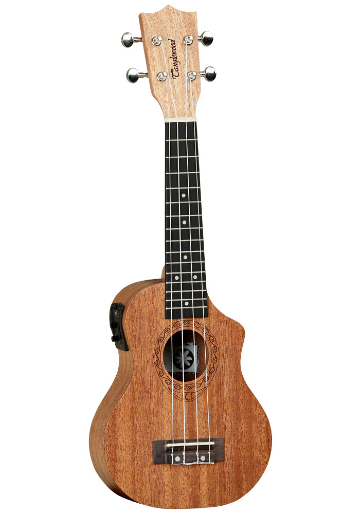 Tanglewood Tiare Series Soprano Ukulele - Mahogany Cutaway (TWT1CE)