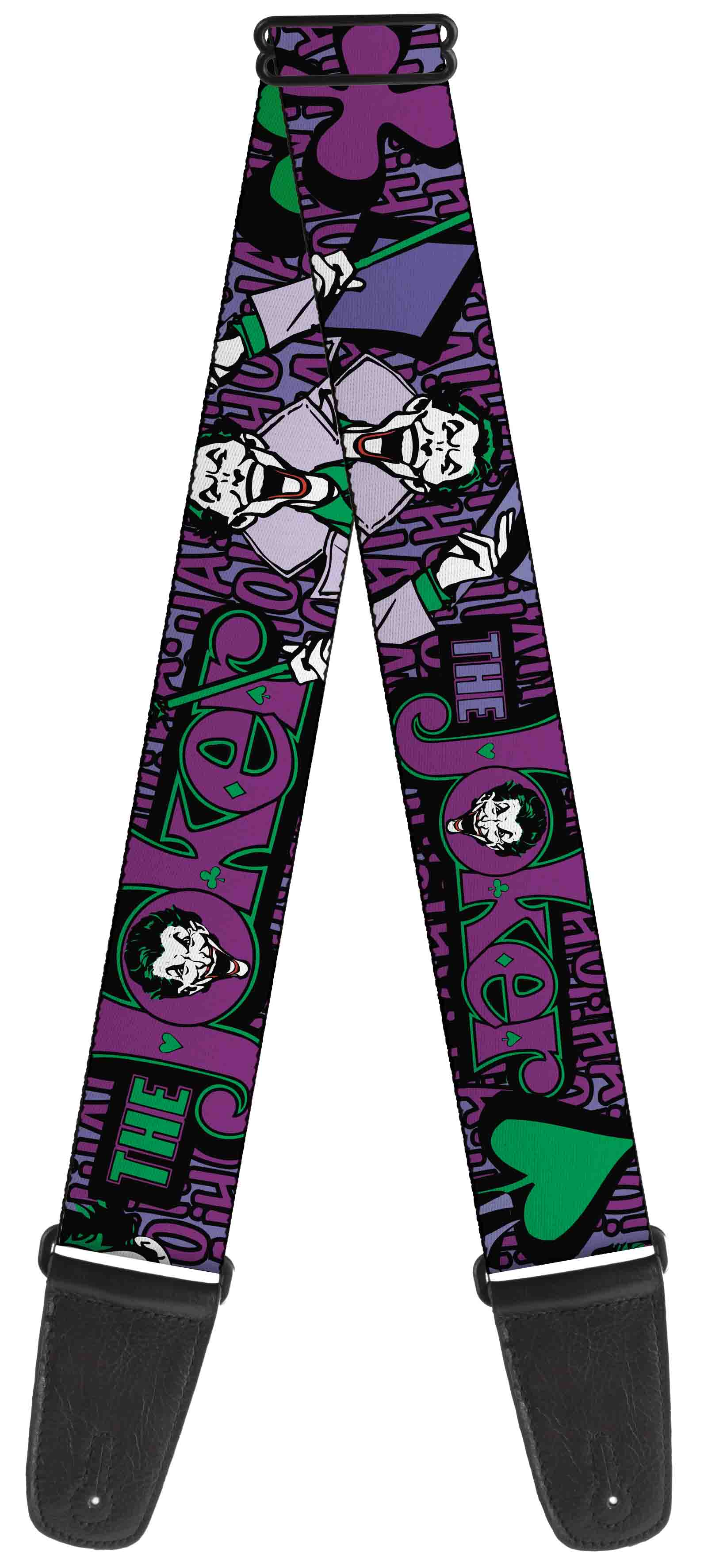 Licensed Joker Face Logo Guitar Strap