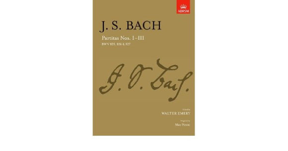 Bach, J.S.: Partitas Nos. I-III