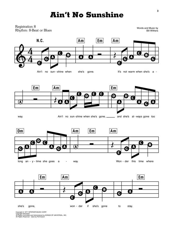 Songs with 3 Chords - EZ Play Today