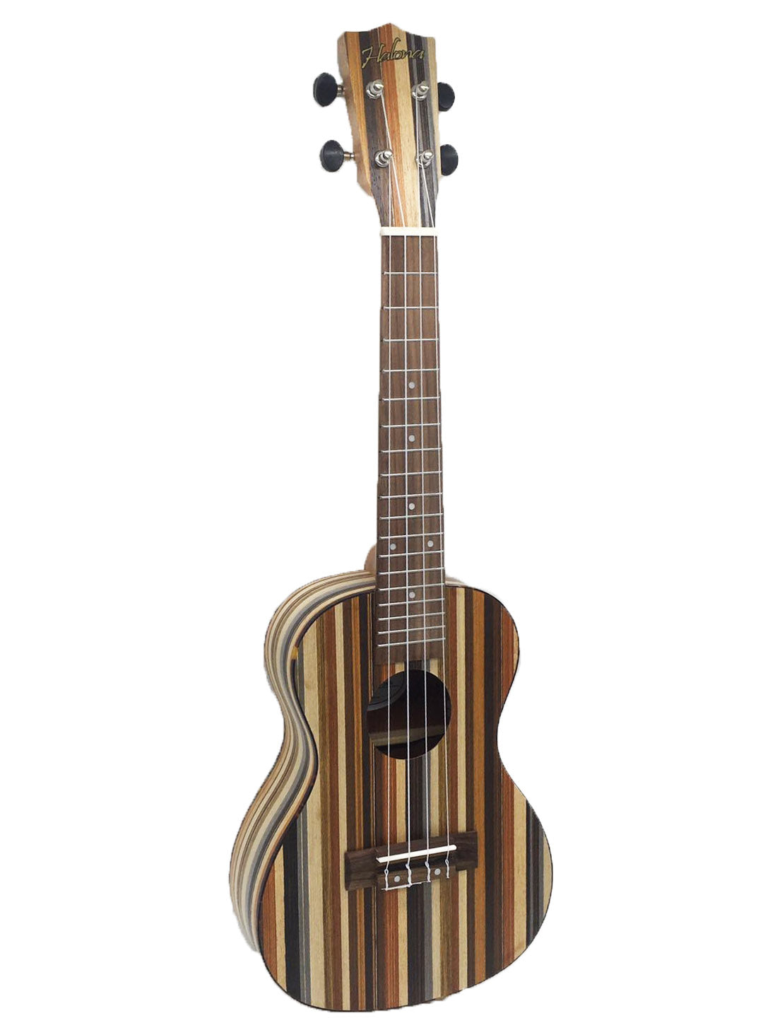 Halona Concert Jungle Stripe Ukulele Inc Gigbag (HUKC-20JS)