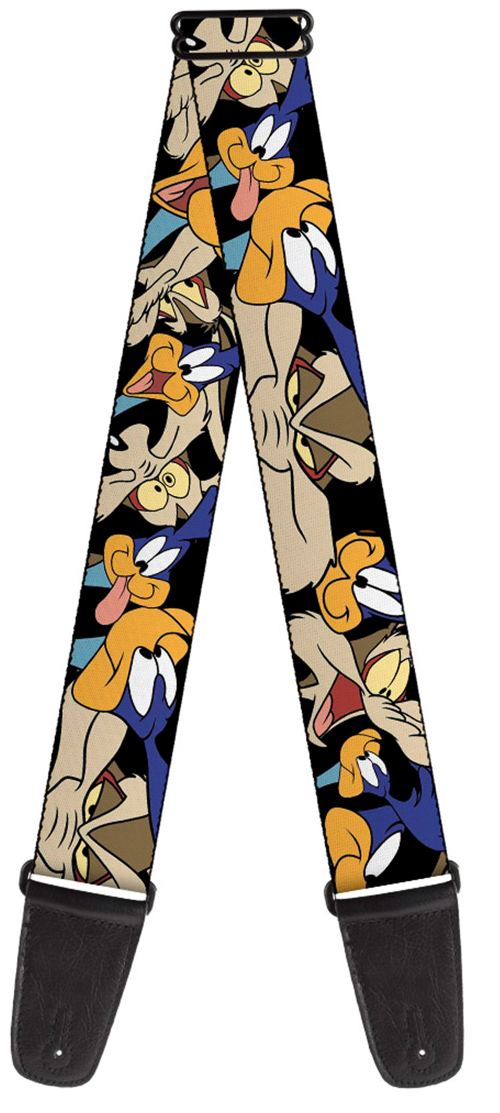 Licensed Looney Tunes Road Runner & Cayote Guitar Strap